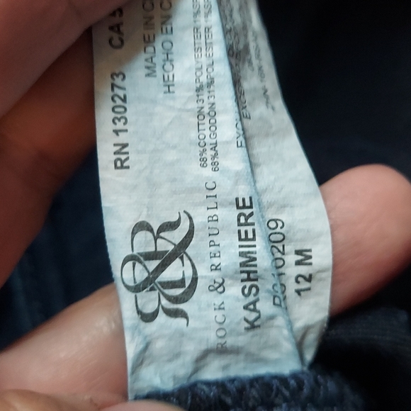 Rock & Republic size 12 kashmiere blue 👖 - Picture 5 of 6